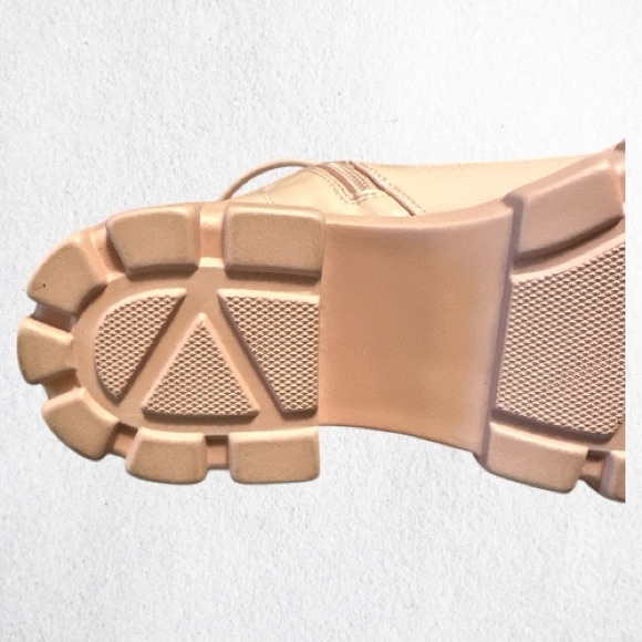 Shoe Dazzle - Lug Sole Ankle Bootie in Blush - Picture 5 of 6